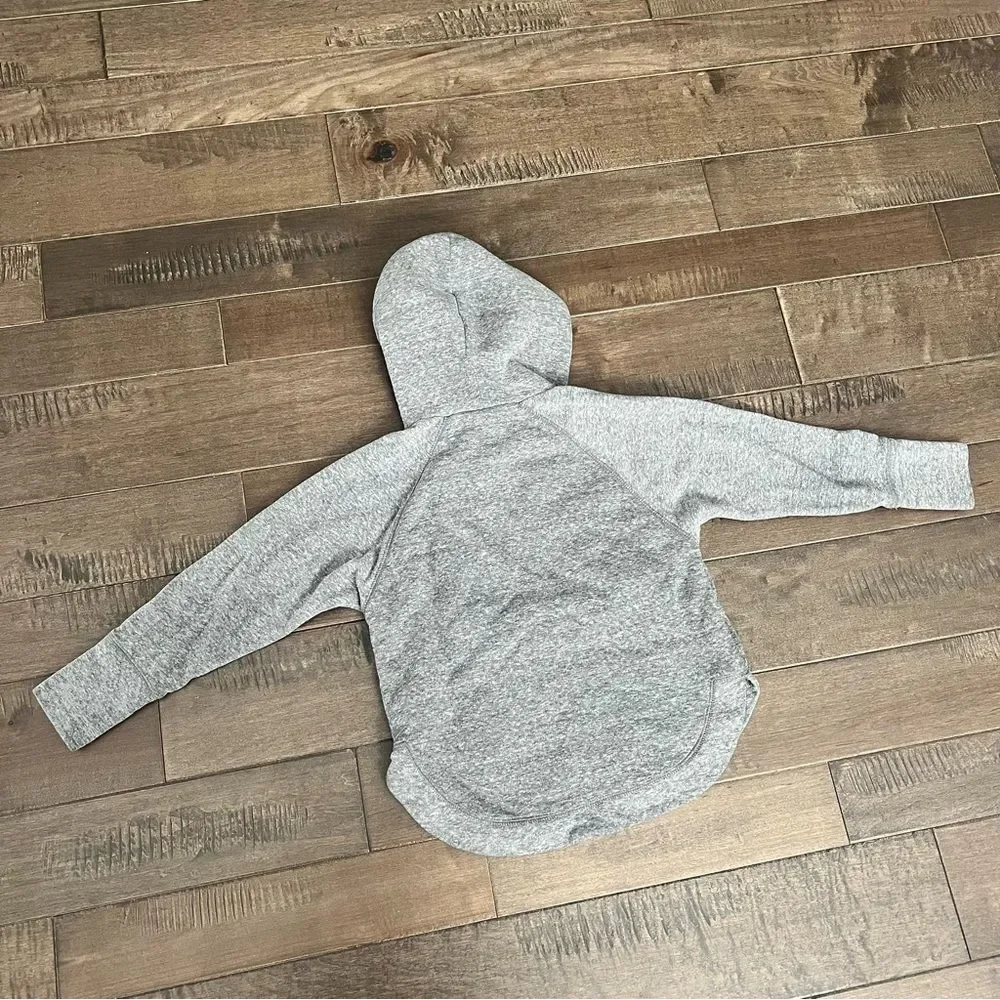 Gap Kids Sherpa Hoodie Pullover Grey Gray Sweatshirt S Unisex Boys Girls